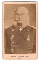 Fotografie Kaiser Wilhelm I. im Überroc