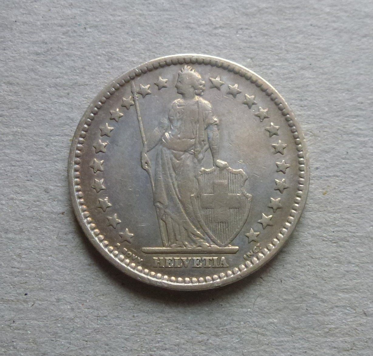 Tutti le monete: ++ 2.- Franken 1874, gute Erhaltungen – Usato da Walkringen venduto da Casablanca777 1