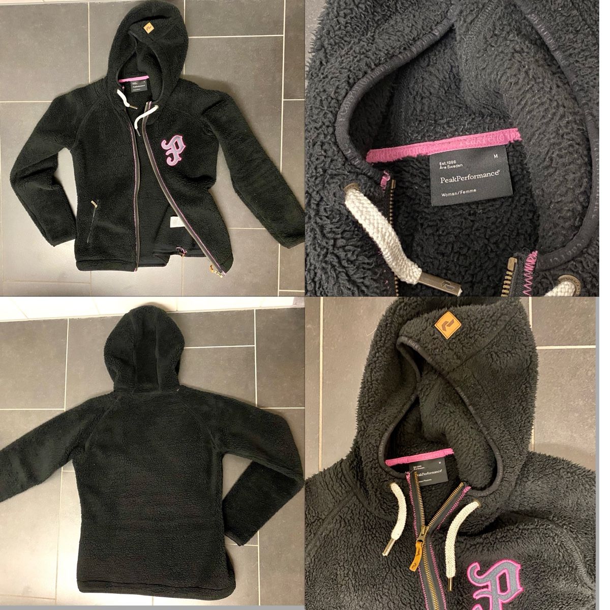 Peak Performance Giacche: Peak Performance Fleece Jacke schwarz Gr. M – Usato da Schmitten FR venduto da resina