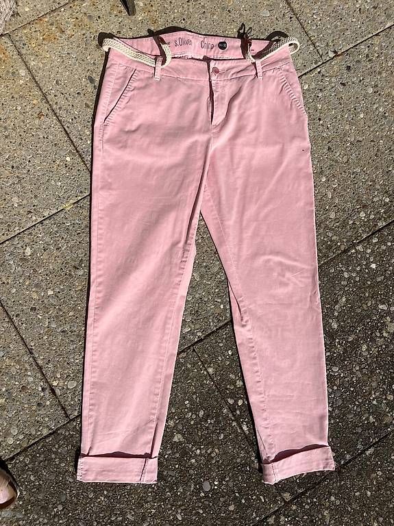 Pantaloni: S.oliver Hose smart Chino, Gr 38, rosa  – Usato da Thayngen venduto da buermann