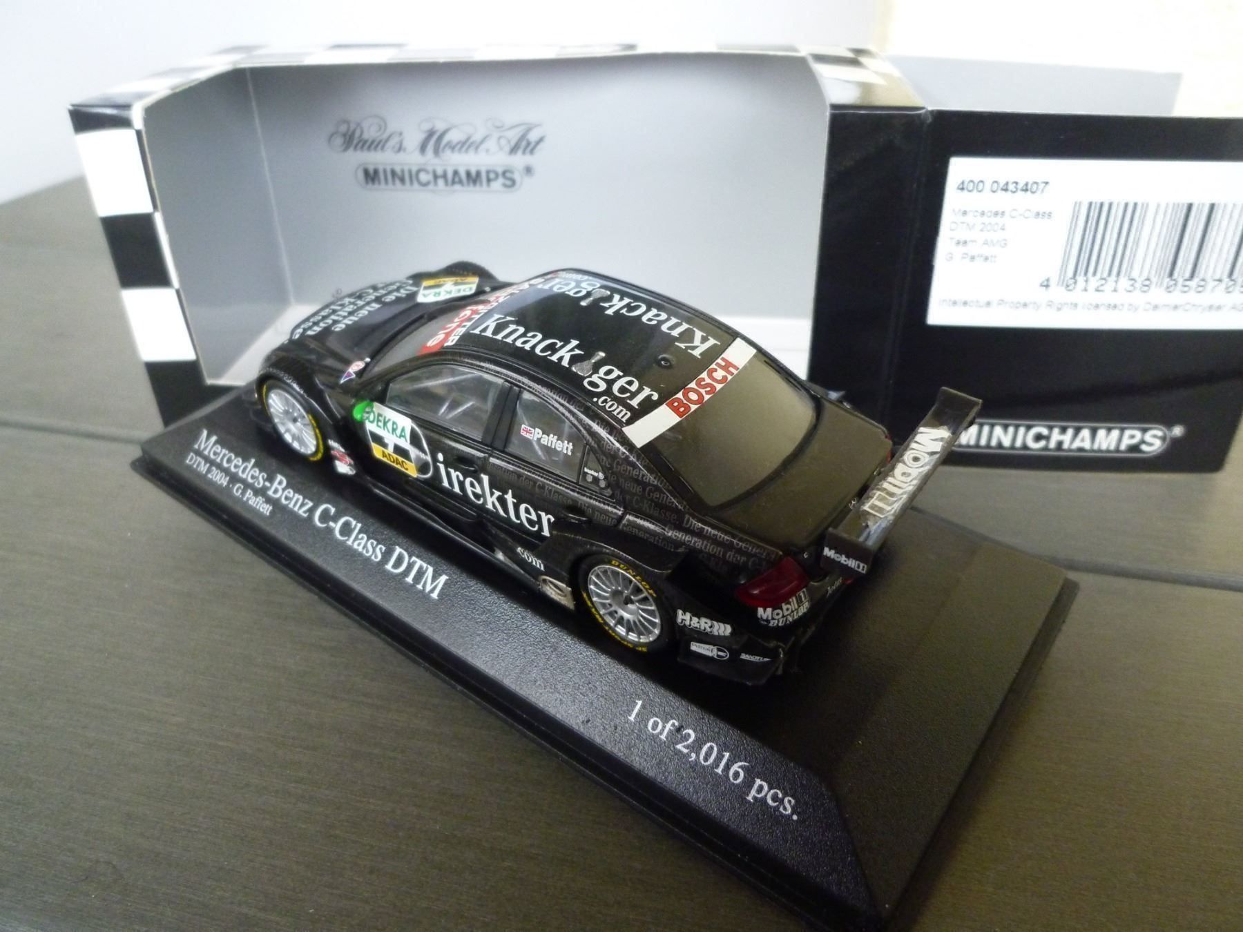 Mercedes-Benz Modellini d'auto: Mercedes-Benz C-Class (DTM 2004) – Nuovo e nell'imballaggio originale da Flawil venduto da Imperiosud 2