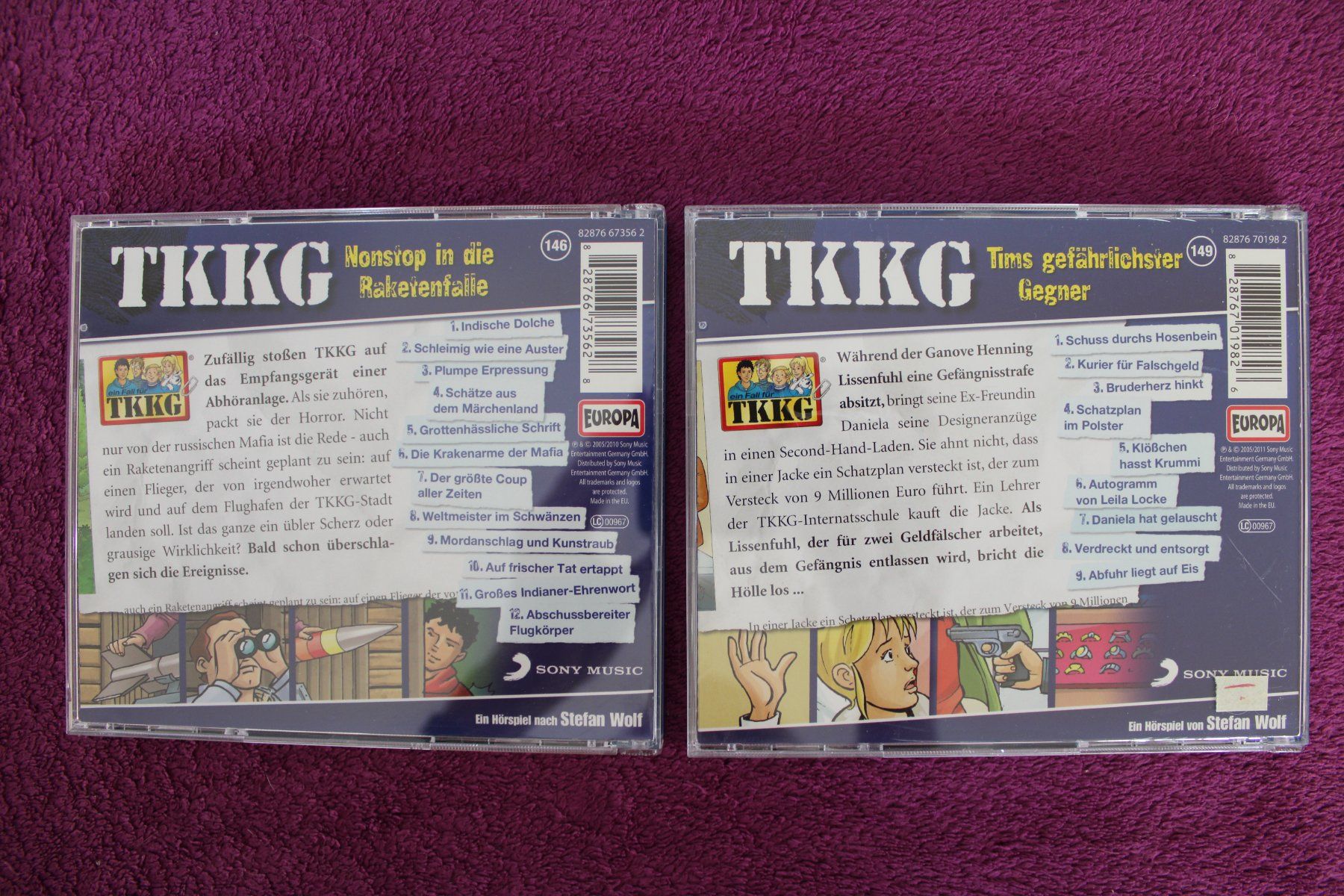 CDs: 6 - TKKG - Hörspiel - CD´s – D'occasion à Müllheim Dorf par Seeeule01 6
