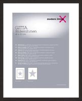 7 Bilderrahmen schwarz / 7 picture frames black