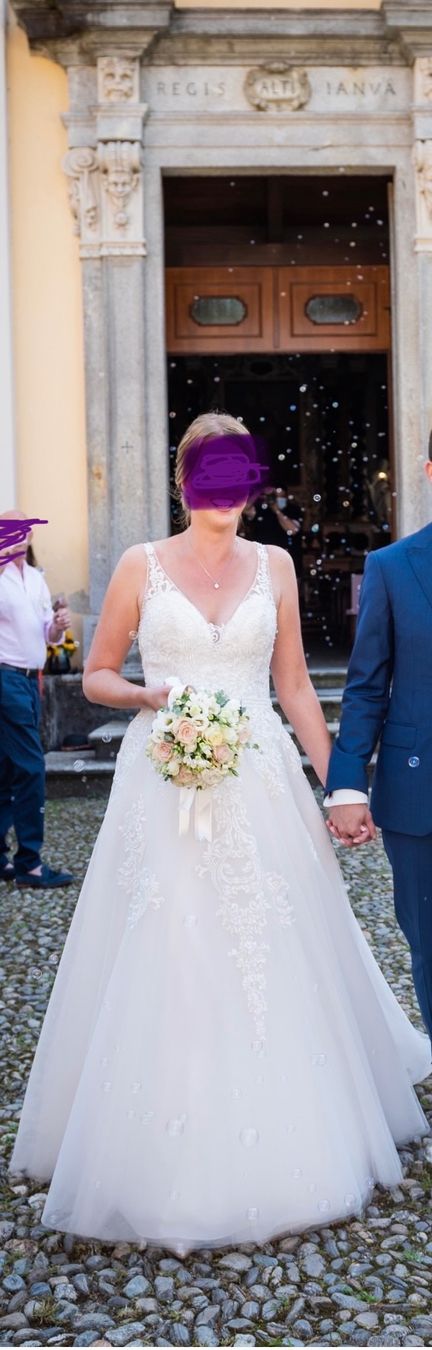 Vestiti: Wunderschönes Hochzeitskleid mit Ringrock / NP ca. 2500.- – Nuovo (secondo la descrizione) da Unterägeri venduto da mar_6gzc 6