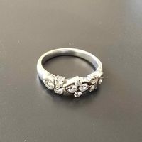 Diamond and gold ring