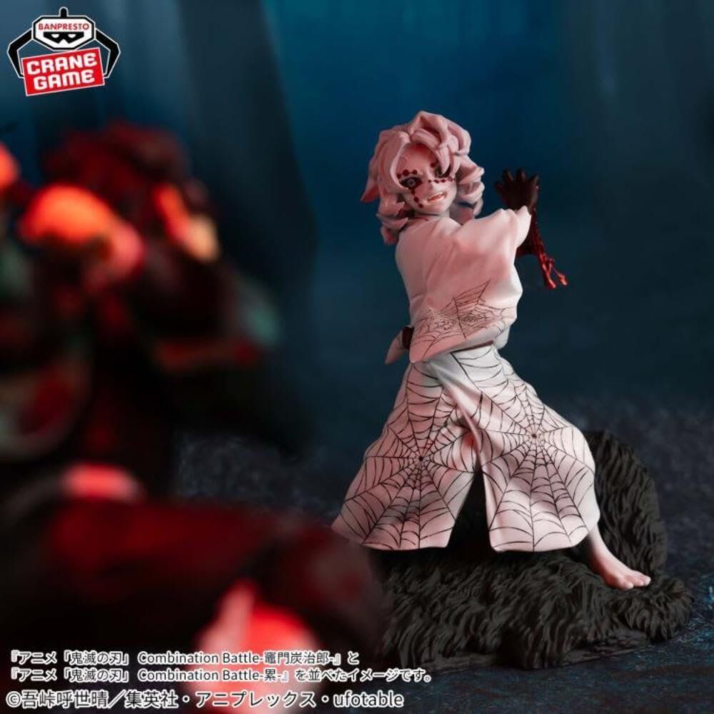 Bandai Statuette: DEMON SLAYER Combination Battle - Rui 11cm – Nuovo e nell'imballaggio originale da St-Imier venduto da ATTAKSHOP 3