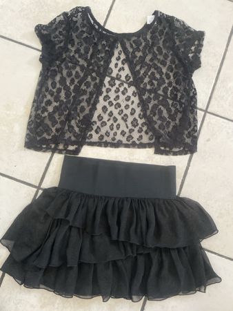 H&M Sommer Set, Gr. 34, Schwarz, perfekt für die Party!