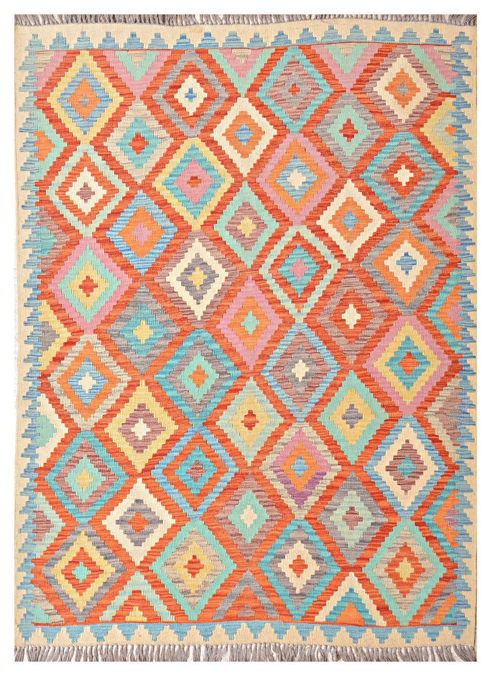Kelim Tappeti: Oriente Kelim Teppich 150x200 Cm – Nuovo e nell'imballaggio originale da Lahore venduto da Fairways79 8