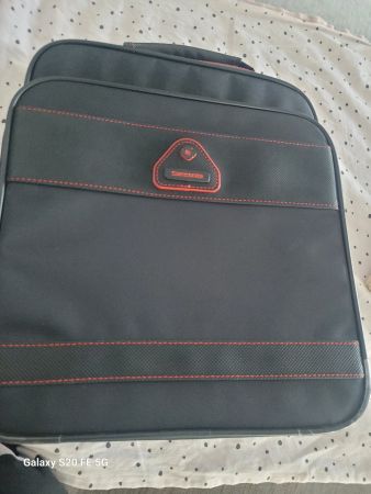 Laptoptasche Samsonite schwarz rot guter Zustand