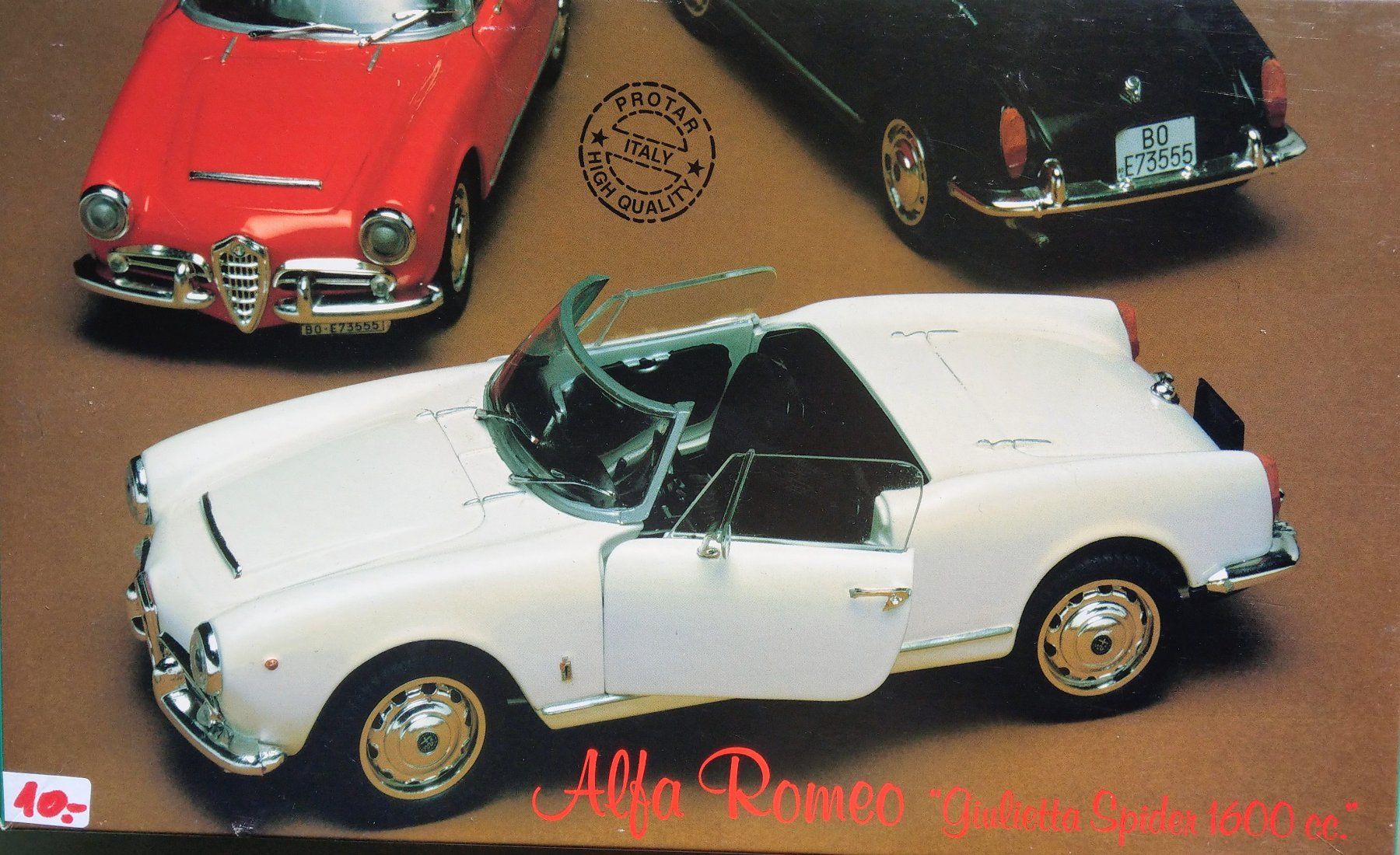 Alfa Romeo Modellini d'auto: Protar Alfa Romeo Giulia Spyder 1600cc #231 – Usato da Châtillens venduto da rei_y82w