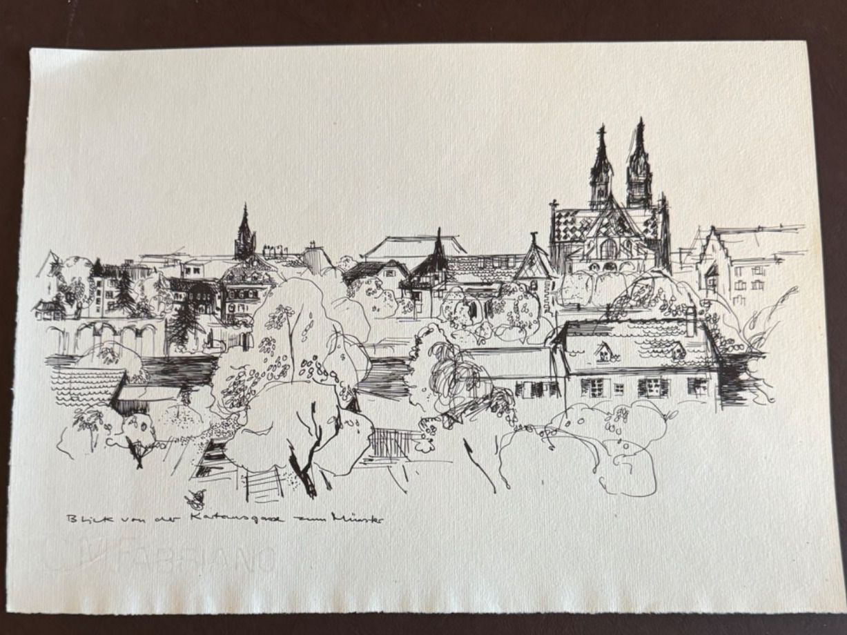 Poster & Bilder: Basel altes Bild – Gebraucht aus Oberrohrdorf von chilibiggi