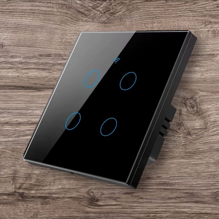 Smart Lichtschalter 4-fach, WiFi Touch, Alexa, Google Home 1