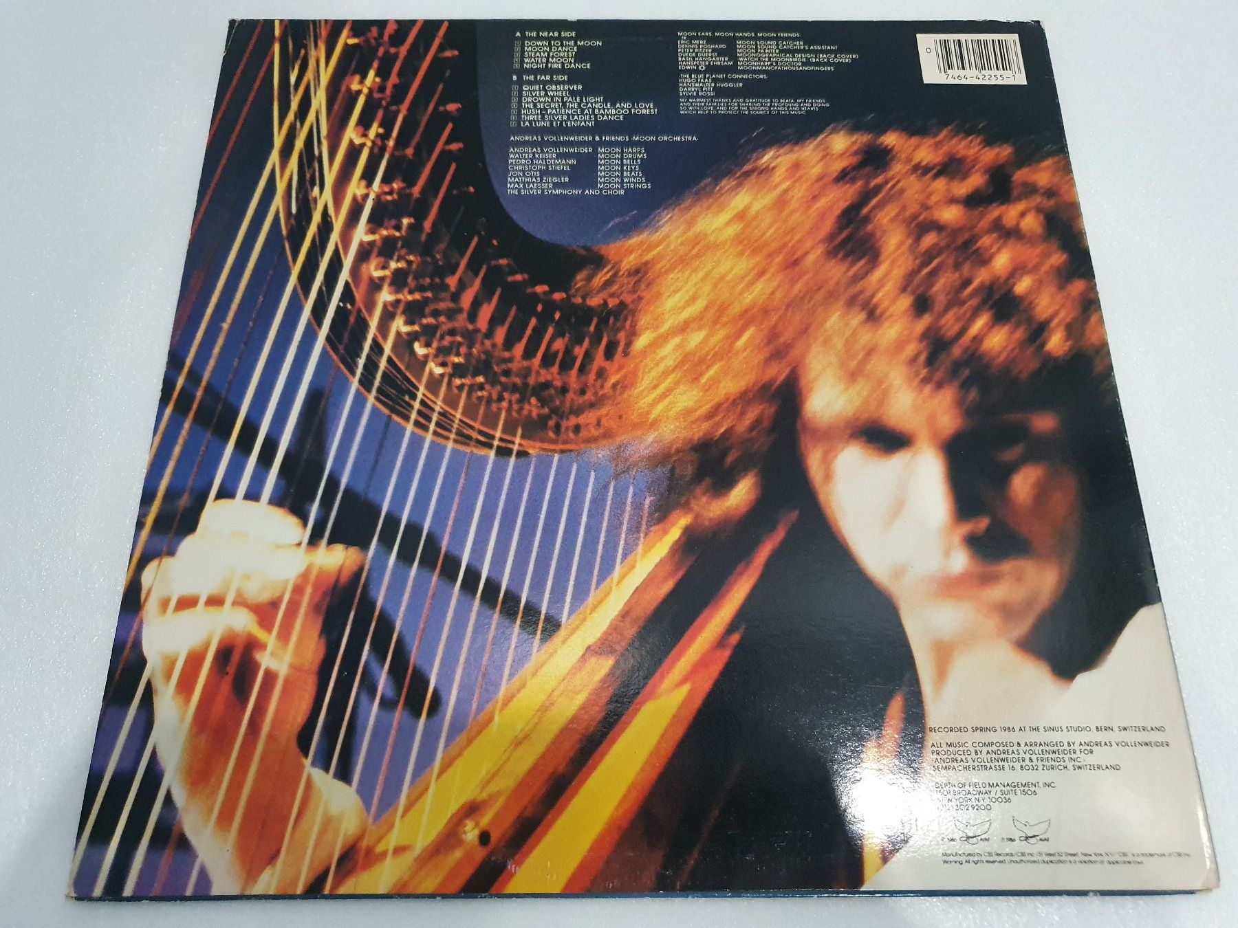 Dischi in vinile: Andreas Vollenweider – Down To The Moon – Usato da Uster venduto da Vinyl-Leidenschaft 1