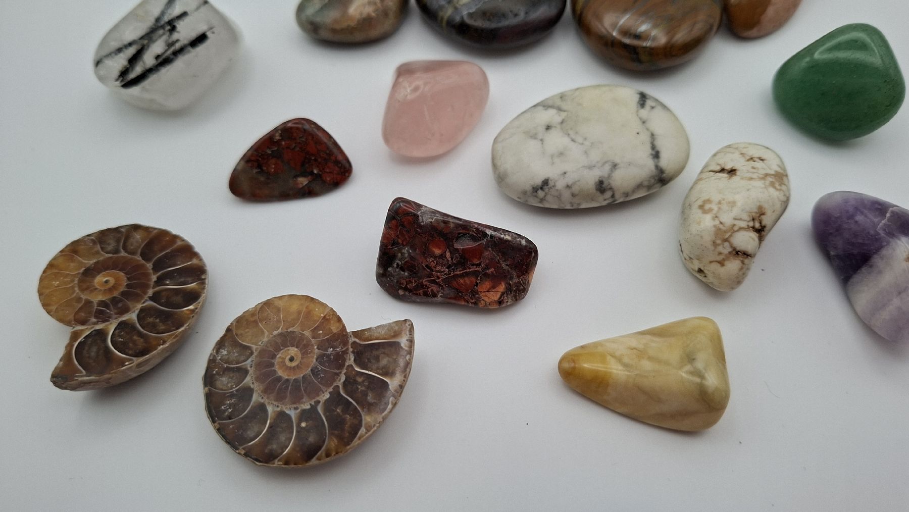 Minerali & Pietre curative: Sammlung von div. Halb-Edelsteinen und Mineralien – Usato da Kriens venduto da Wolly85 1
