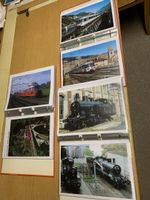 3 Ordner voll mit Fotobilder A4, 2 SBB E-Loks, 1 Dampfloks