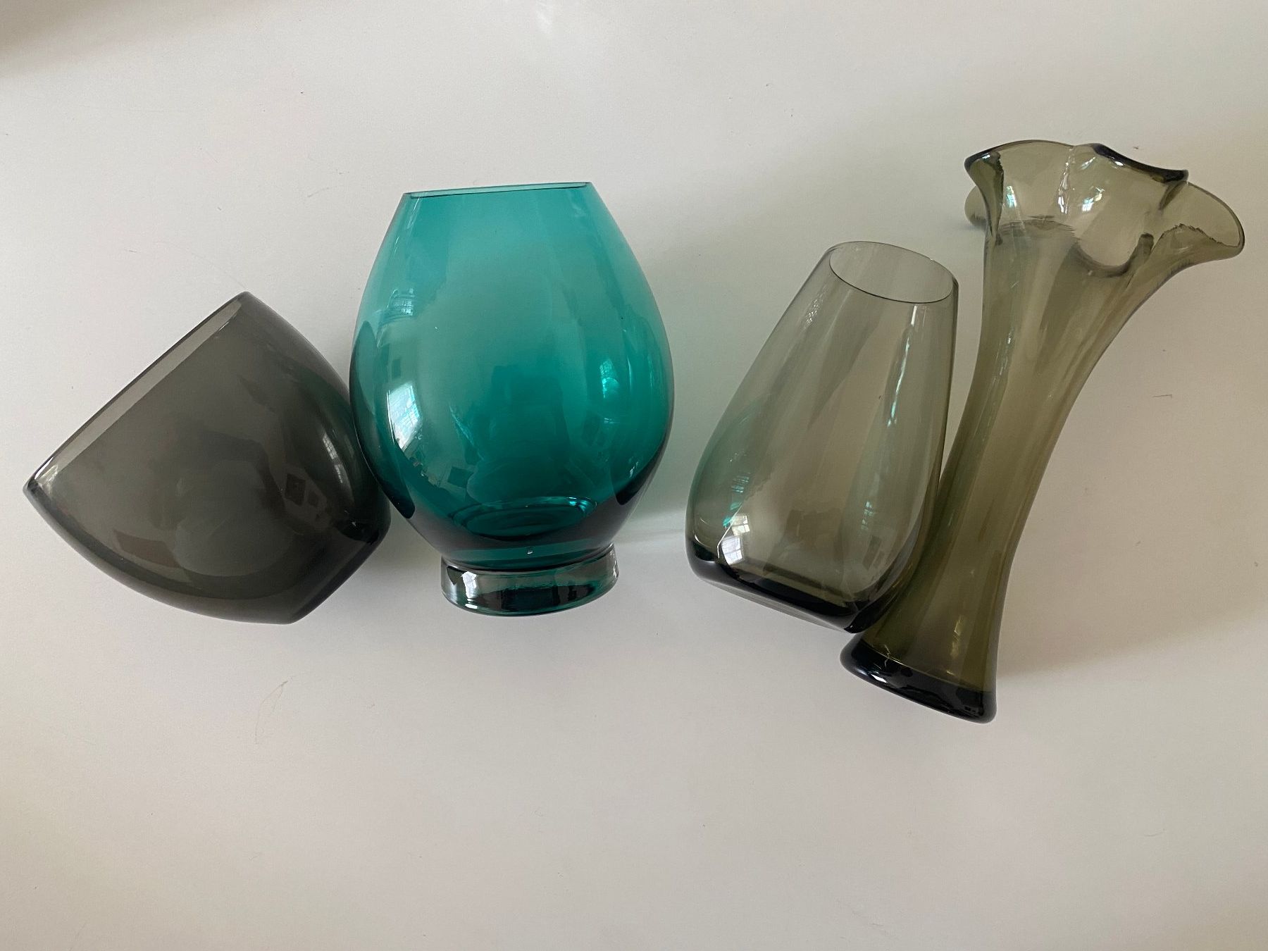 Vasi & Recipienti: 4 Mid-century Vasen – Usato da Basel venduto da leena01 3