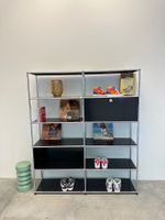 USM Highboard 2x5 grafitschwarz, Top Zustand