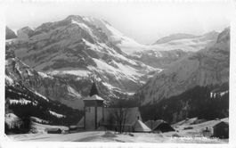 Lauterbrunnen (BE) Kirche von Lauterbrunnen im Winter