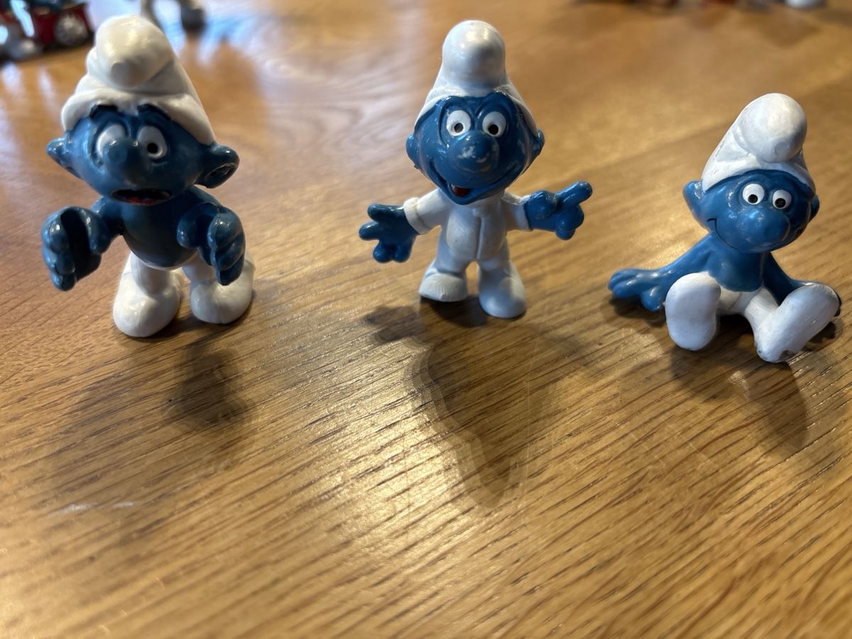 Figurines: 3 Schlümpfe  – D'occasion à Jona par Metallkunst73