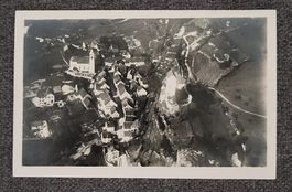 Antike Ansichtskarte Sargans Fliegerpostkarte