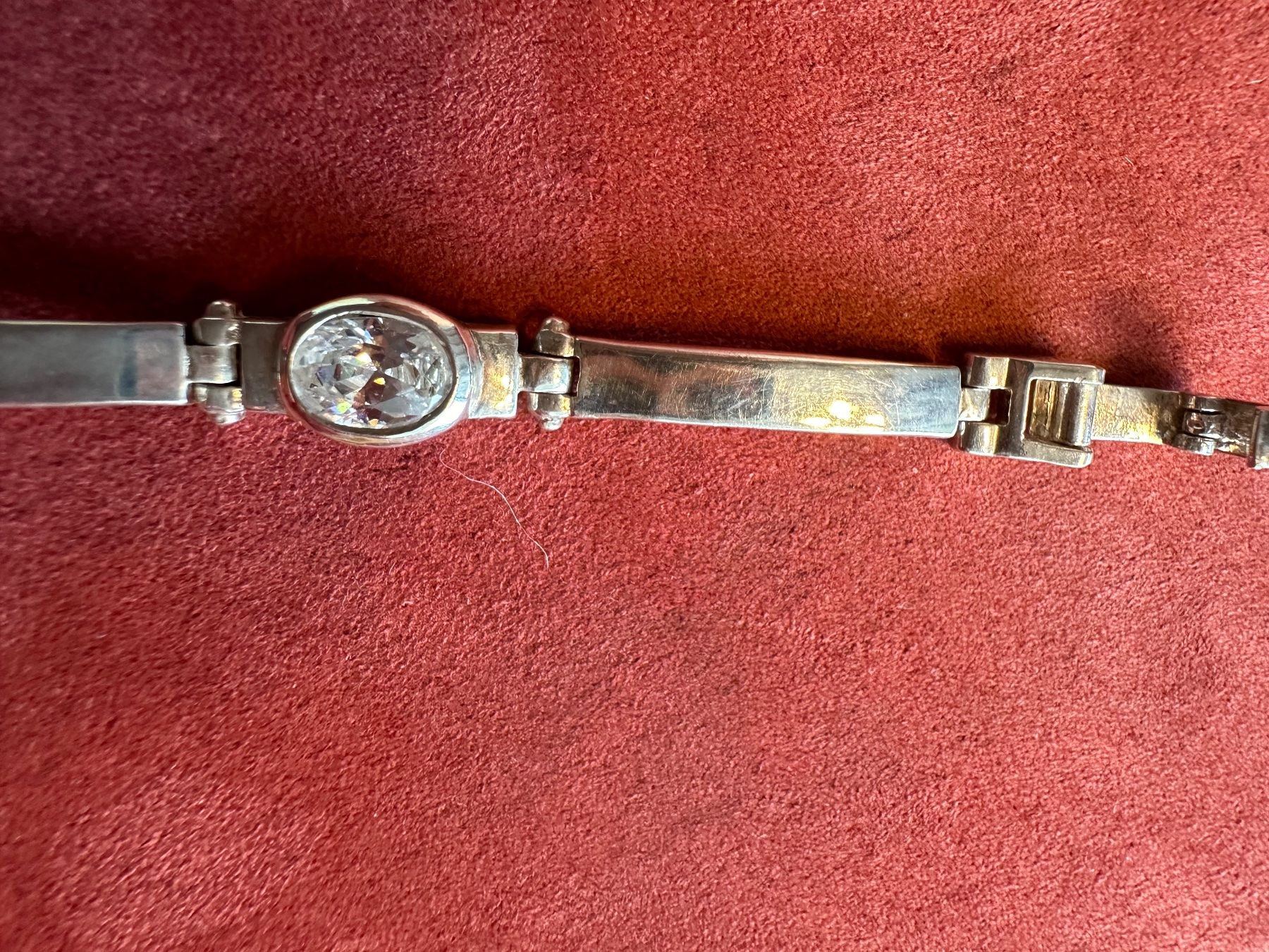 Armbänder & -reifen: Silber Armkette 925 mit Strass – Gebraucht aus Herbriggen von Sehrazade 3