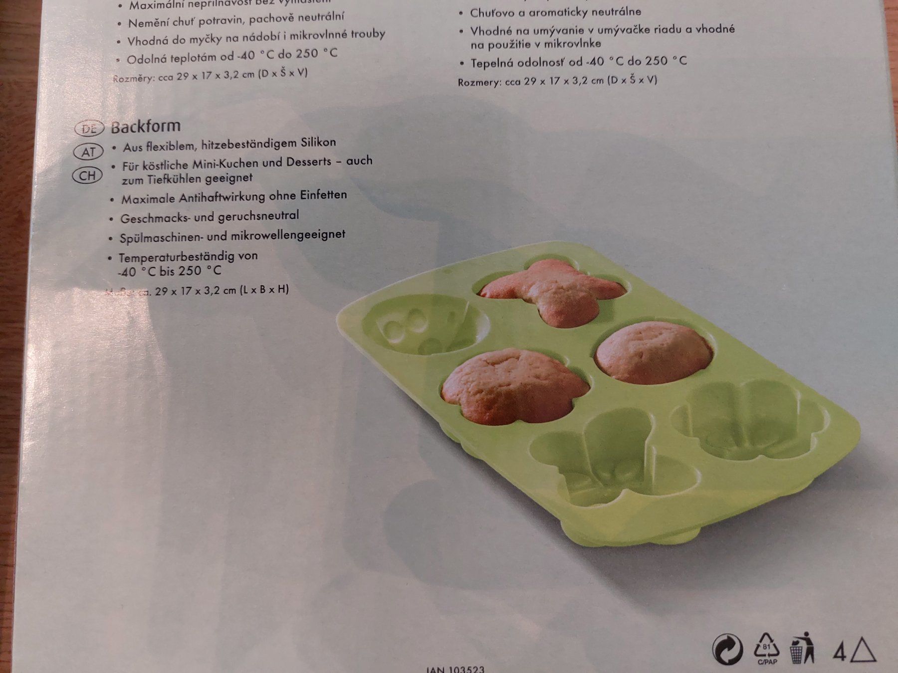 Teglie da forno: Set aus 2 Backformen aus Silikon – Nuovo e nell'imballaggio originale da Rodersdorf venduto da and_9kj9 1