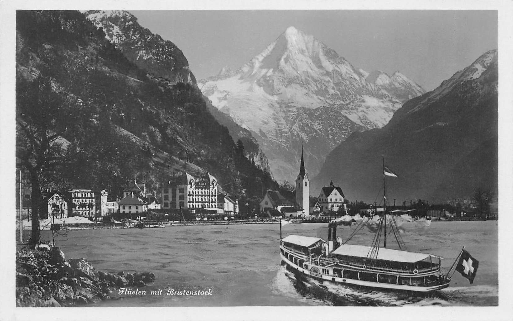 Cartoline postali: Fluelen schiff boot battello – Usato da Biasca venduto da Blenio71