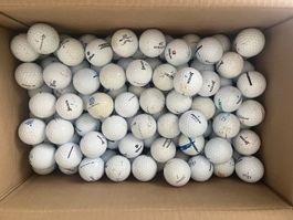 100 gebrauchte Golfbälle - gemischt