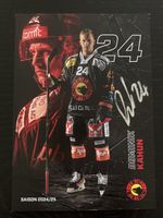 SC Bern Autogrammkarte Dominik Kahun, Saison 2024/25!