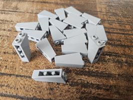 lego 2449 lot de 20 pièces Light Bluish Gray Slope,