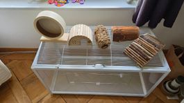 Hamstergehege komplett mit Zubehör