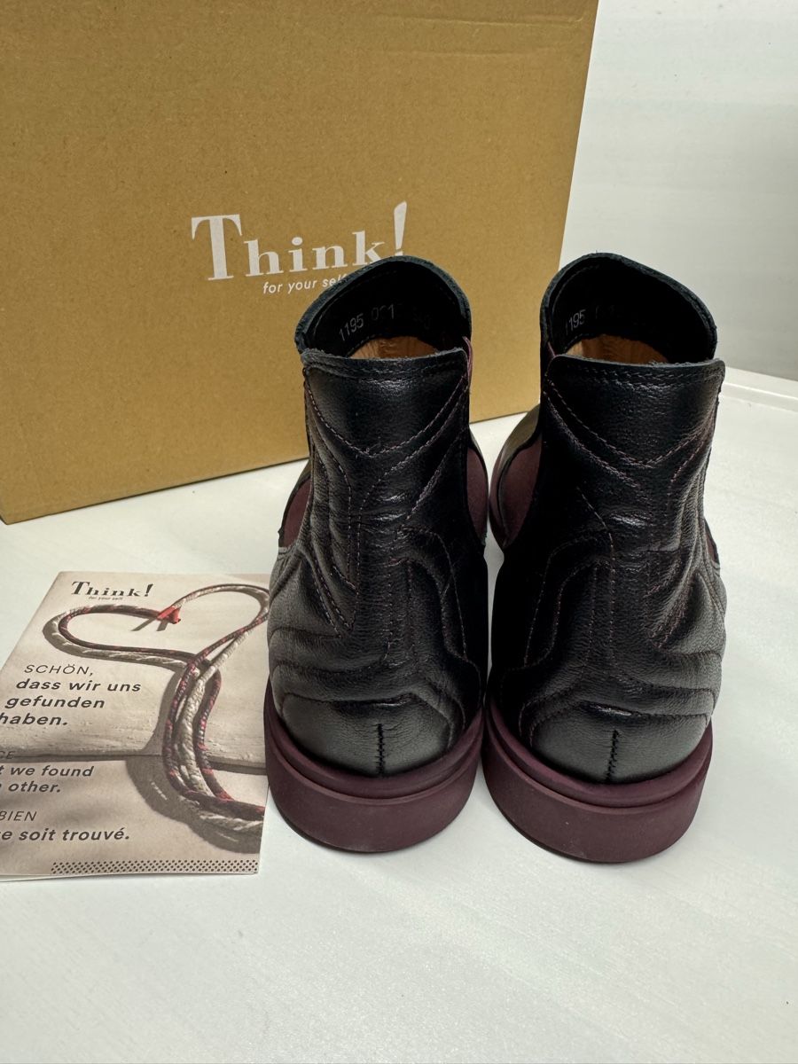 Think Damenschuhe: Bottines Think! en cuir, taille 40 👌 – Neu und originalverpackt aus Brügg BE von Goob 4