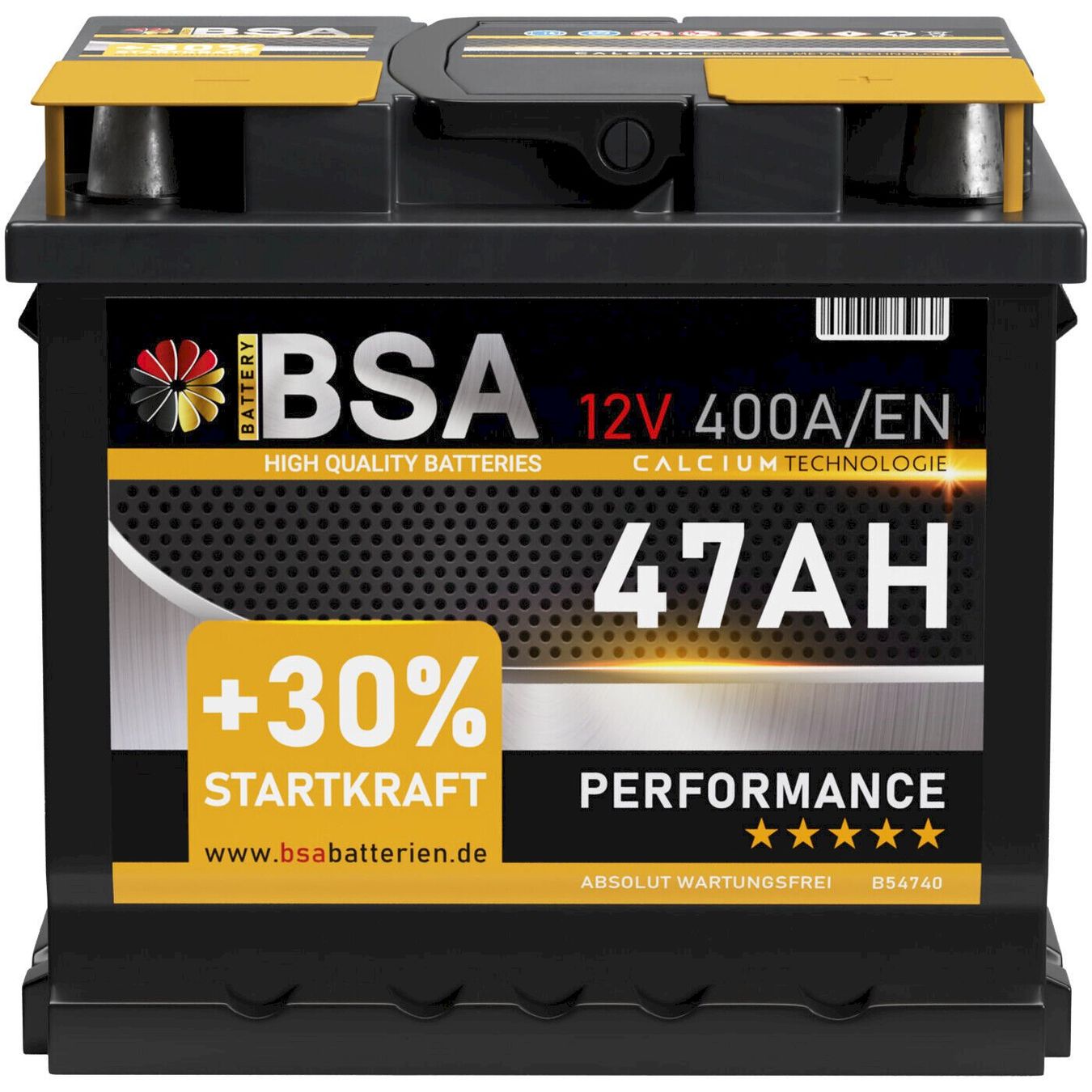 Batterie: BSA Autobatterie 12V 47Ah – Nuovo e nell'imballaggio originale da Bottighofen venduto da zaap