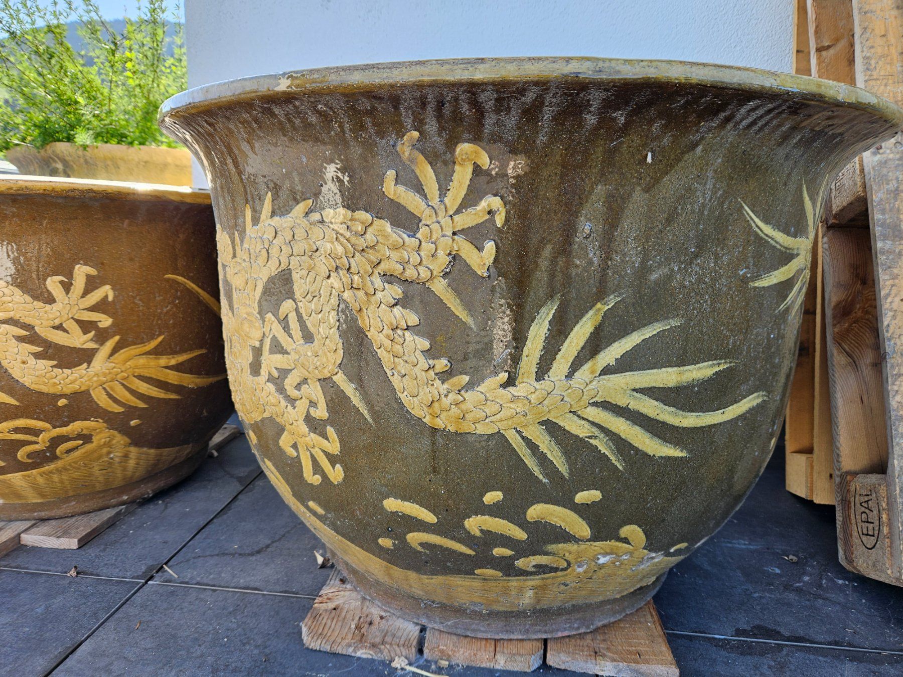 Vasi per fiori: XXL PFLANZENTOPF MIT DRACHENMOTIV – Usato da Root venduto da LifestyleAccessoires