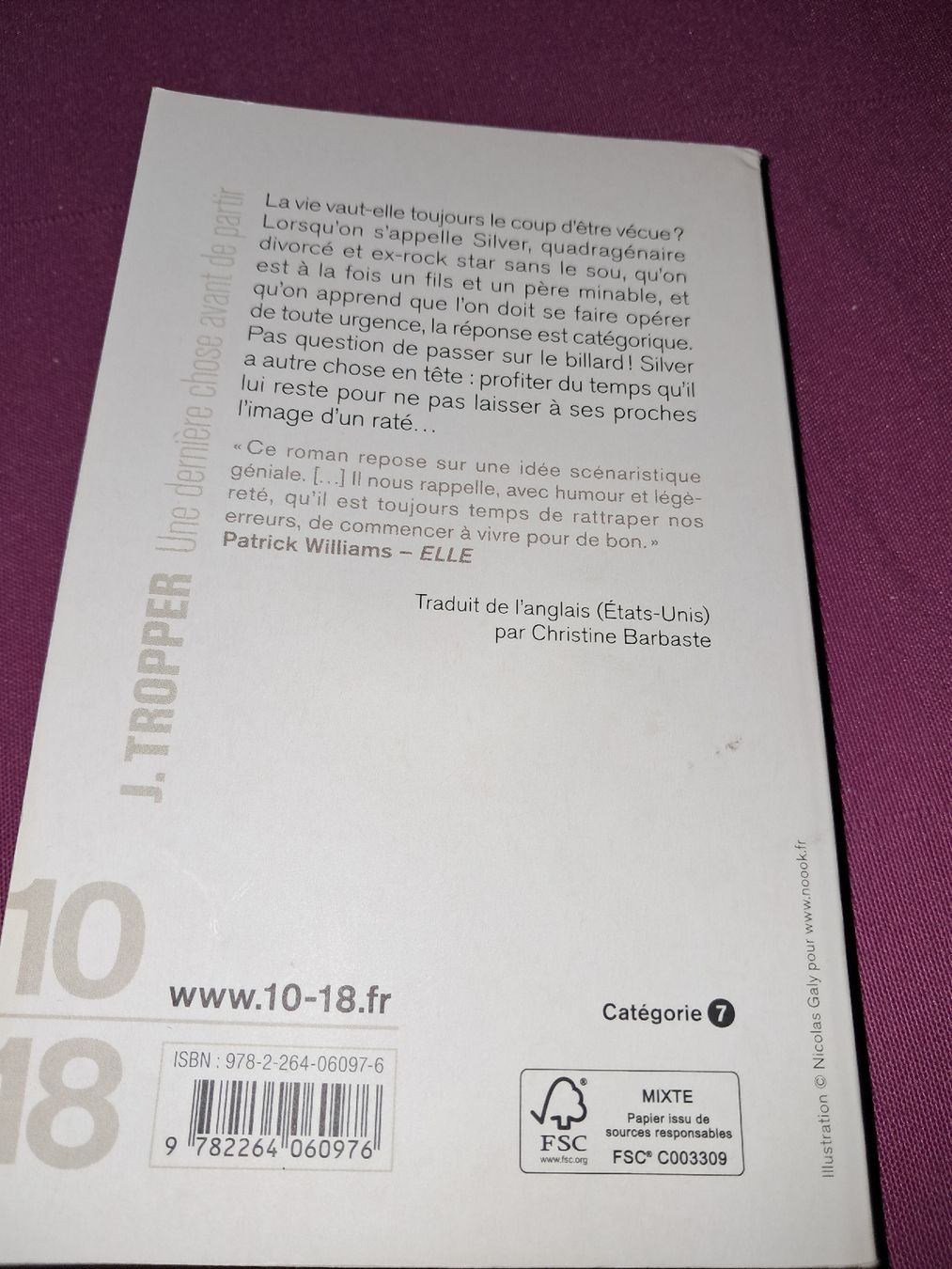 Libri: Jonathan Tropper une dernière chose Avant de partir – Usato da Le locle venduto da juliensaran 4
