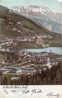 St. Moritz - Bad und Dorf   GR      um 1901