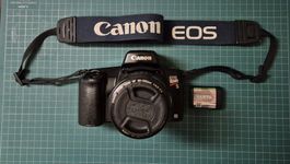 Canon EOS Rebel S + EF 80-200mm f/4.5-5.6 + Neue Batterie