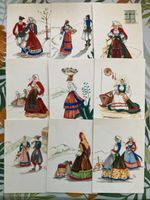 72): 9 GESTICKTE AK,Sardinien.1950!