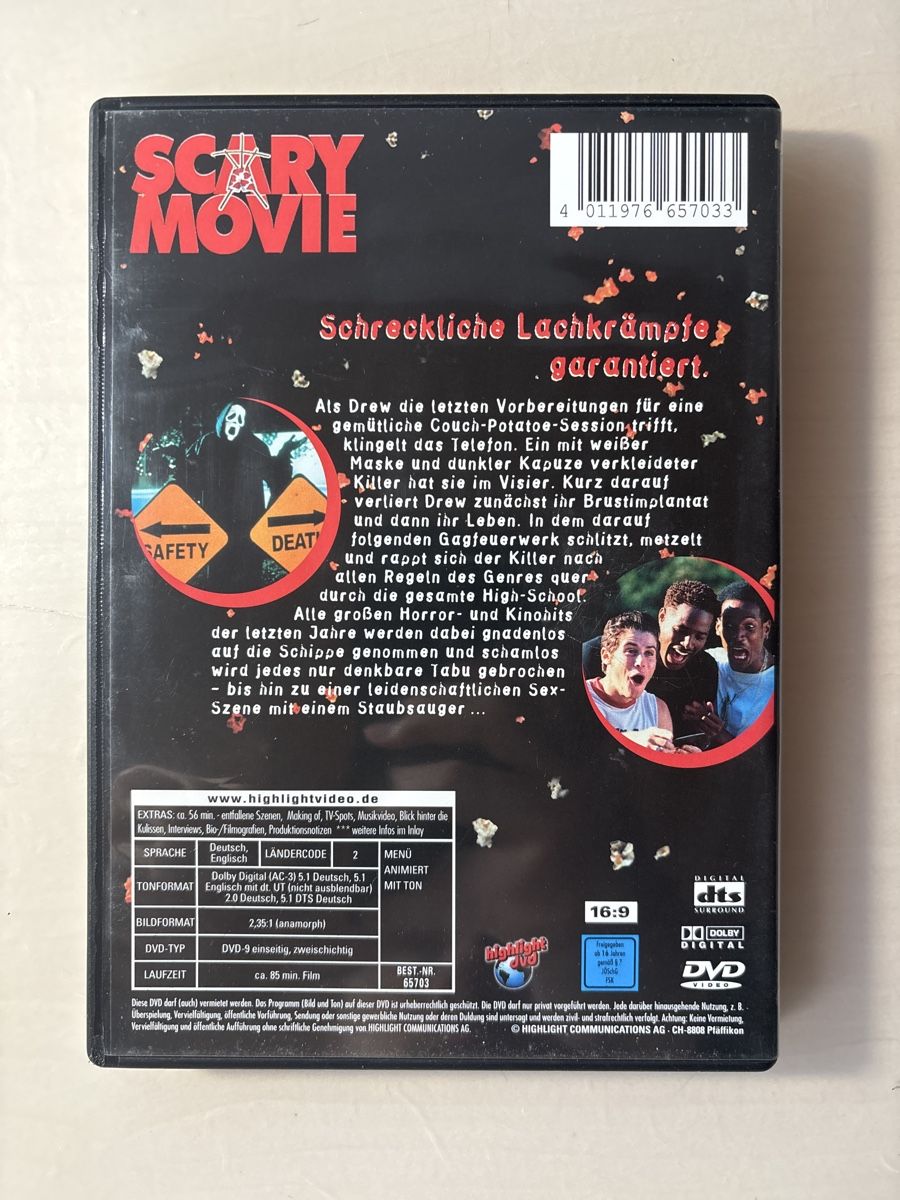 Alle DVDs: Scary Movie – Gebraucht aus Ruswil von Slivio_ 1