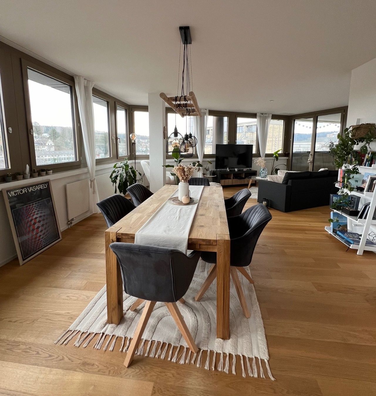 Chaises: 6x Drehstühle mit Eichenbeine Anthrazit – Neuf (Voir description) à Winterthur par loco_winti 2