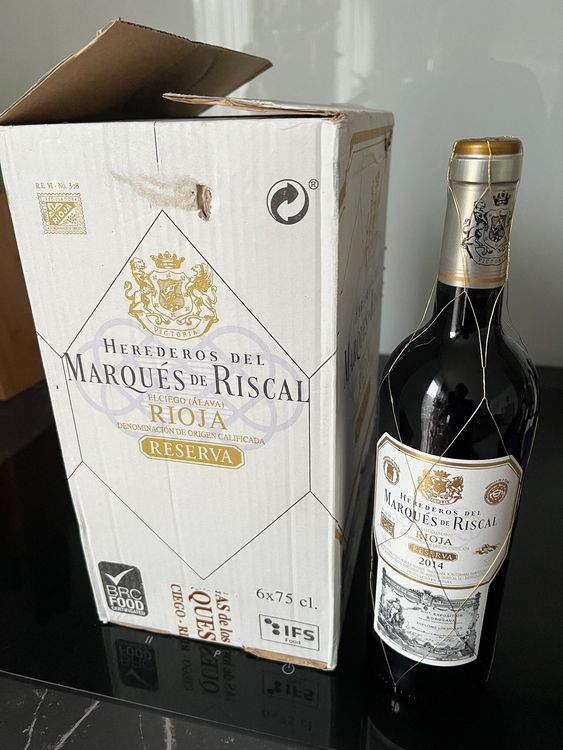 6x Marques de Riscal Reserva , 2014 (Neu und originalverpackt) in ...