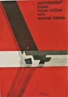 WOHNBEDARF BASEL NEUE MOEBEL 1958 - Original Plakat