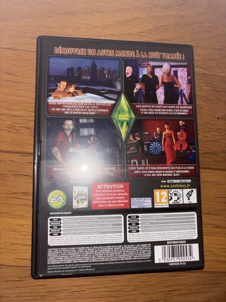 Giochi: Les Sims 3 Accès VIP Disque Additionnel PC/Mac – Usato da La Chaux-de-Fonds venduto da lea_77ly 1
