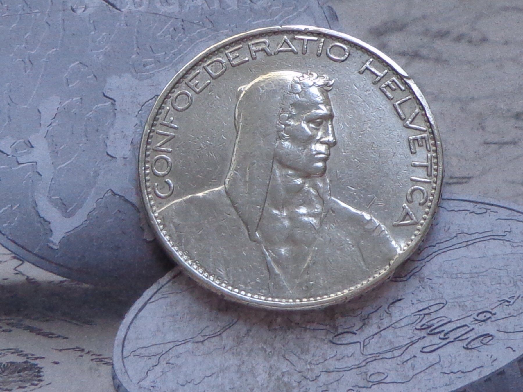 Toutes les monnaies: 5 Fr. 1925 B – D'occasion à Pully par UCA01 3
