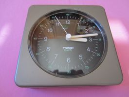 ROTEL 70er Jahre Küchenuhr Wanduhr Kult Design