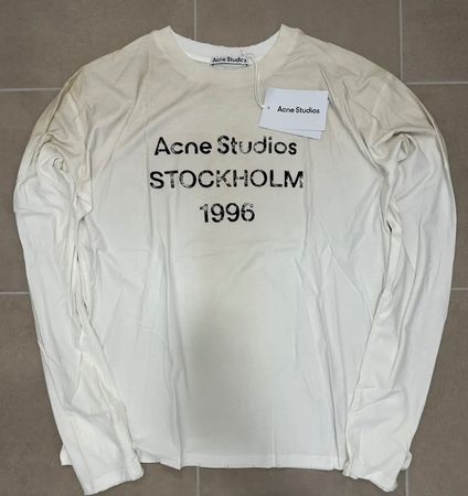 Acne Studios Longsleeve Gr. M, weiss