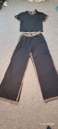 PULL&BEAR Set Schwarz Grösse S