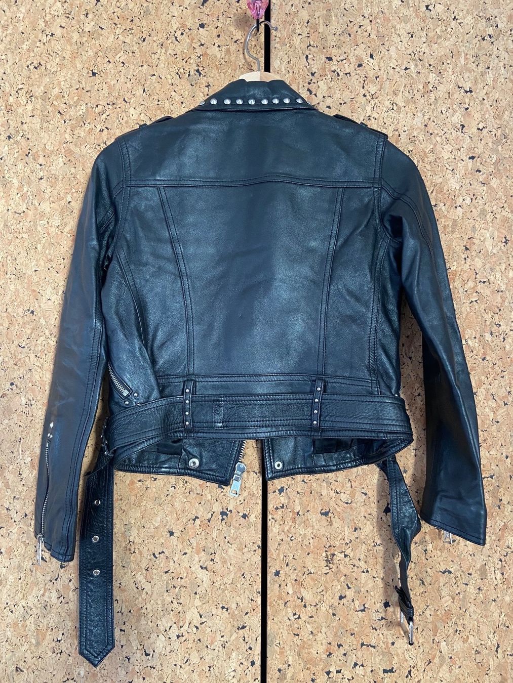 Giacche: Blue Heros schwarze Biker-Lederjacke – Usato da Wallisellen venduto da shirley10212008 4