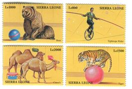 Briefmarken "Zirkus". Sierra Leone