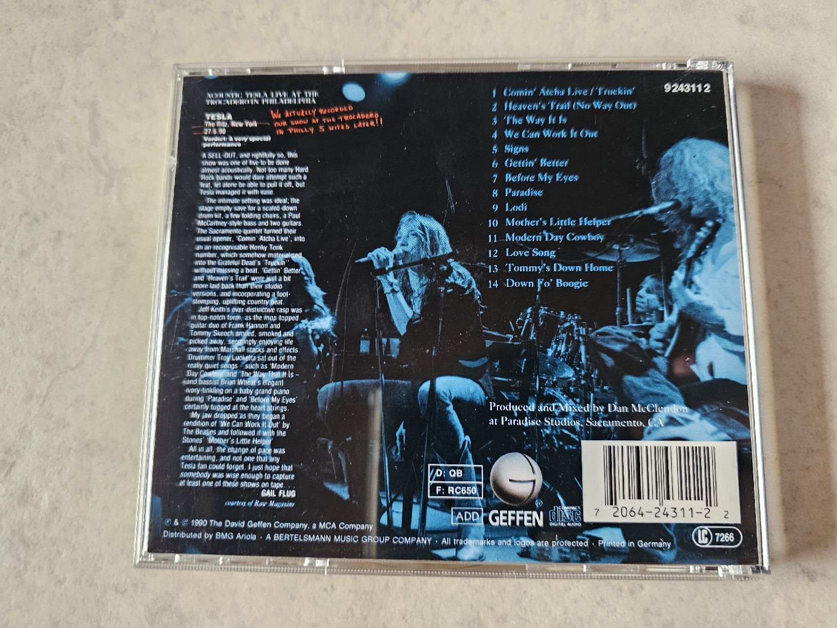 CD: Tesla  -  Five Man Acoustical Jam – Usato da Schneisingen venduto da backstore24 1